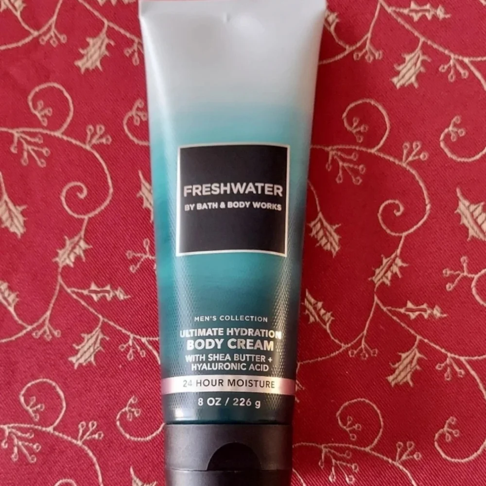 Bath and Body Works Men's Collection FRESHWATER Ultra Hydration Body Cream NWT